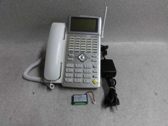 Ω ZE3 く024) PHS-30DA 日立 30ボタン卓上デジタルコードレス電話機 D5接続 Si対応 ノークレームノーリターン 返品不可