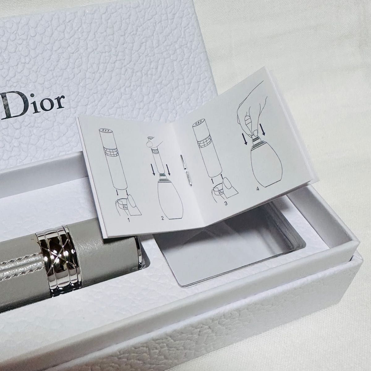 Christian Dior ディオール ノベルティ アトマイザー 香水ケース 箱付き 新品未使用♪