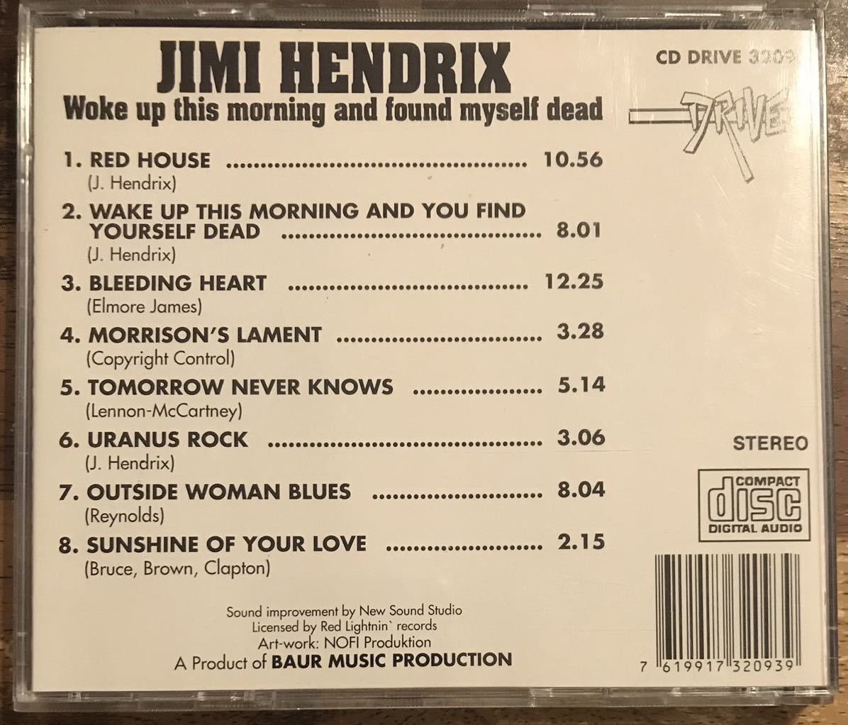 Jimi Hendrix / Wake Up This Morning And Found Myself Dead / 1CD / ジミヘンドリックス_画像2