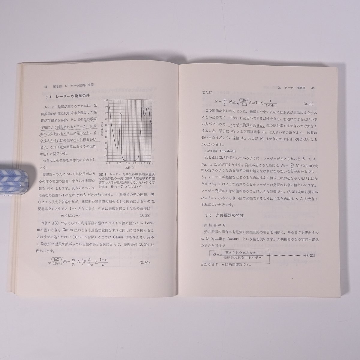 レーザーとその応用 島津備愛 電子科学シリーズ32 株式会社産報 1970 単行本 裸本 物理学 工学 工業 光学 ※書込あり_画像10