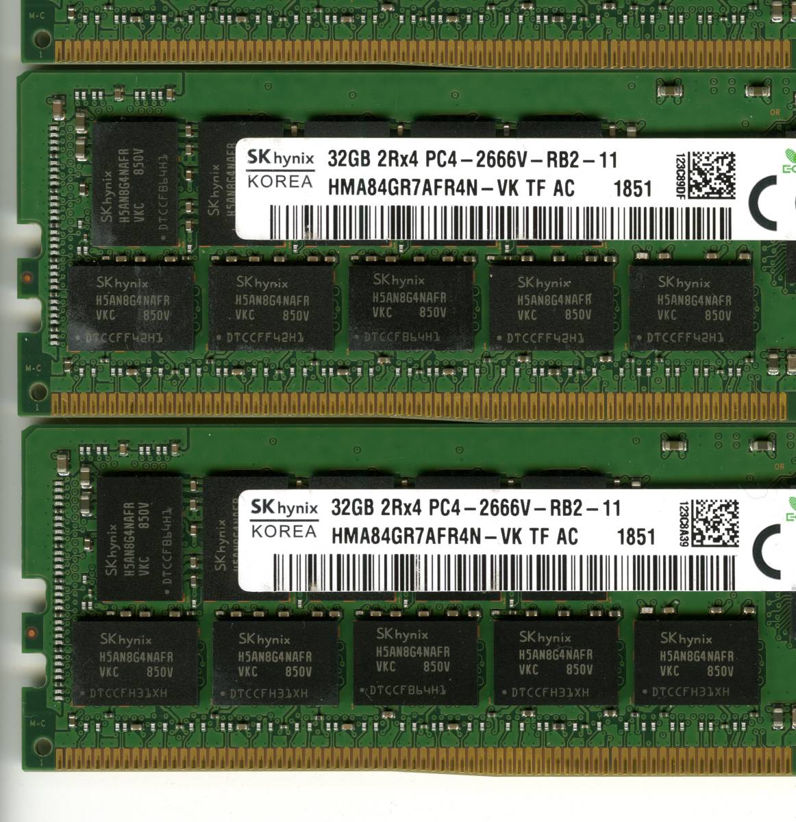 HPE純正SKhynix DDR4-2666 ECC Registered 32GB×4枚セットで128GB 中古 reg rdimm サーバー用  Z4G4で動作確認済み 1851-1｜PayPayフリマ