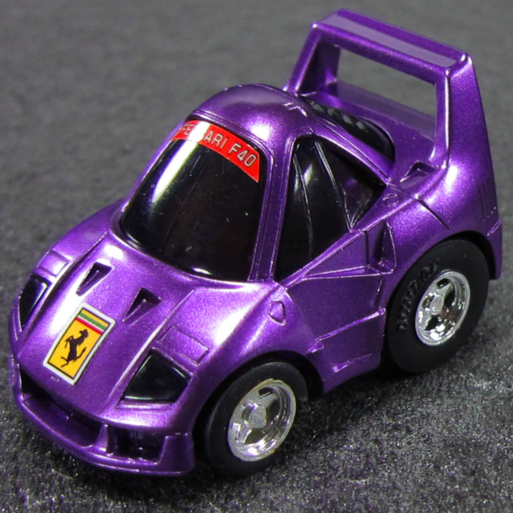 日本製チョロQ HG No.23 フェラーリF-40 パープルメタリック-日本