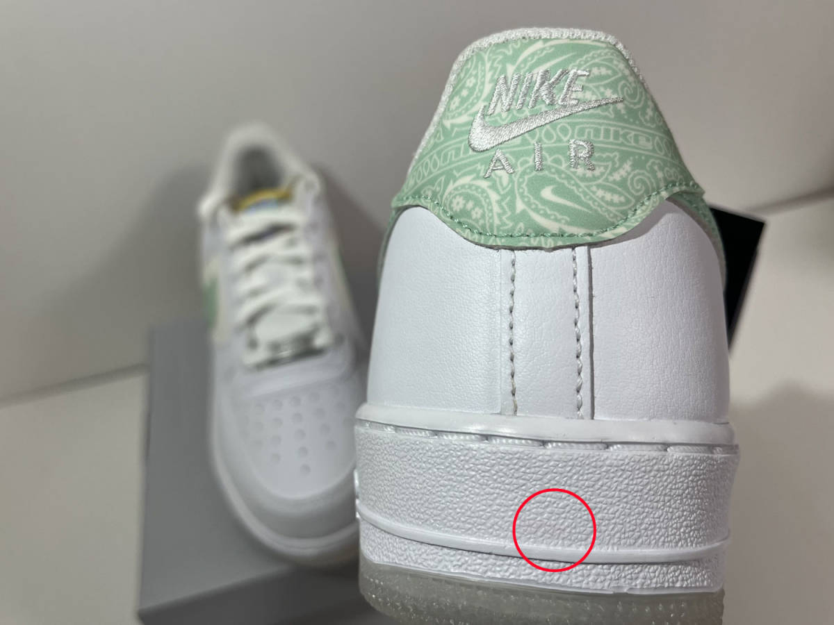 【送料無料】【新品】25cm NIKE AIRFORCE1 LOW GS ナイキ エアフォース1 ロー LV8 GS ホワイト/ミントフォーム