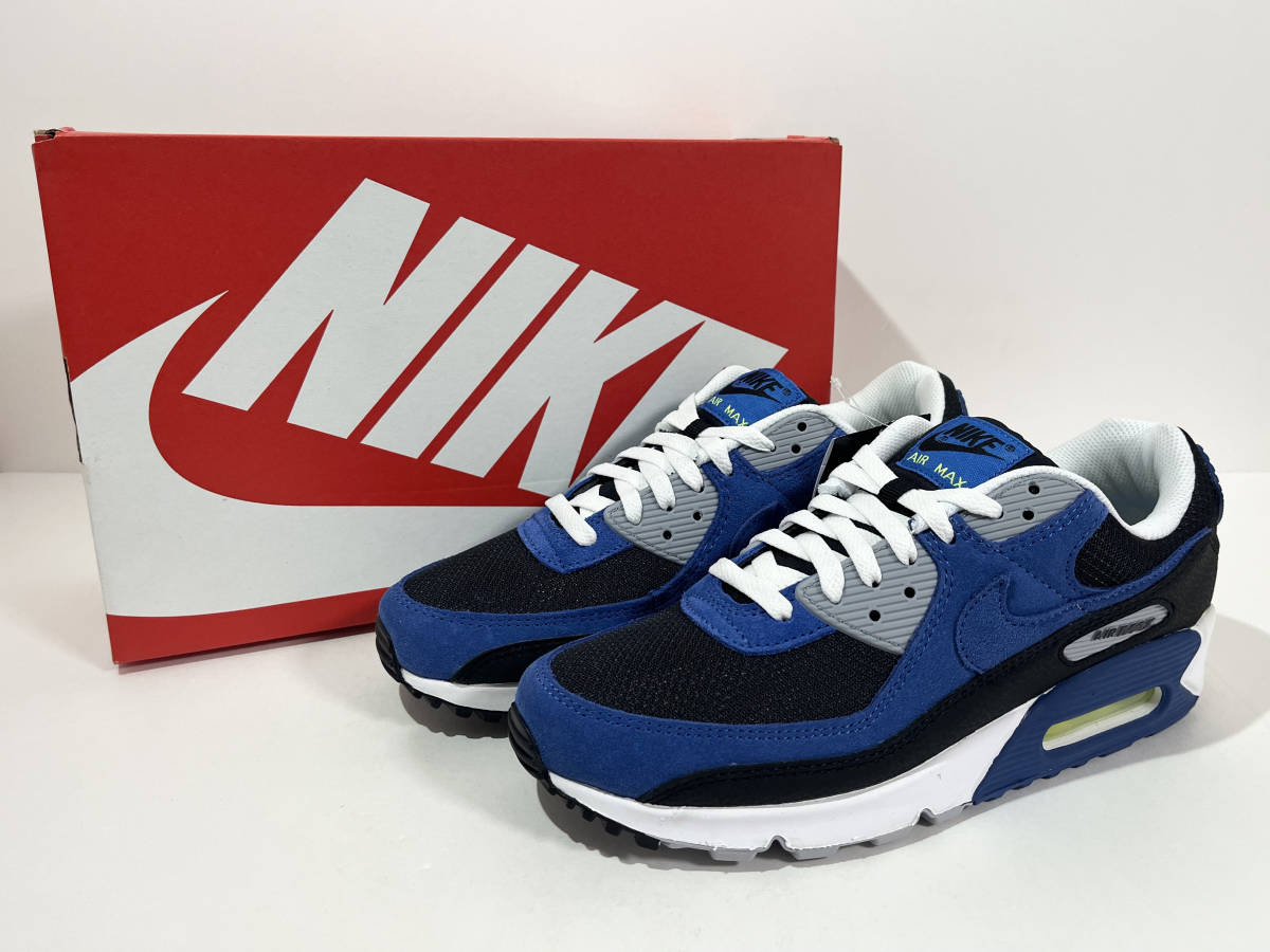 【送料無料】【新品】26.5cm　NIKE AIRMAX90 ナイキ エアマックス90　ブラック/アトランティックブルーヘザー_画像2