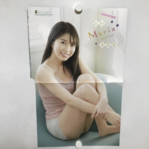 B13751 ◆牧野真莉愛 モーニング娘 ポスター サイズ：約31×50cm 送料180円 ★5点以上同梱で送料無料★_画像1