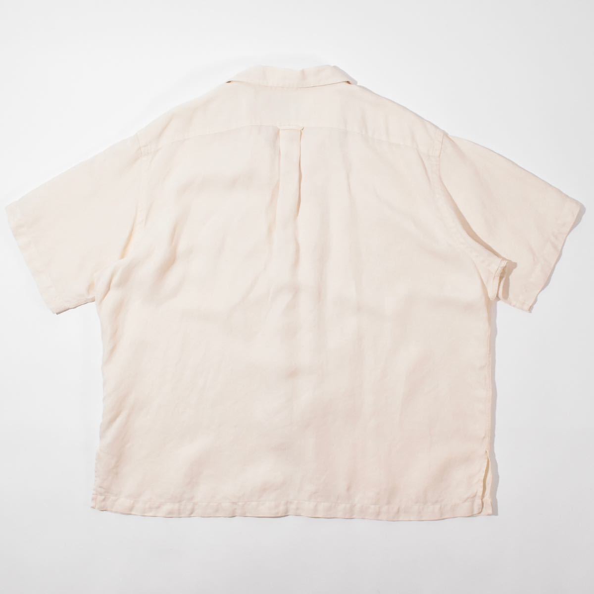 90s Polo Ralph Lauren Open Color Shirt CALDWELL CREAM WHITE XXL
