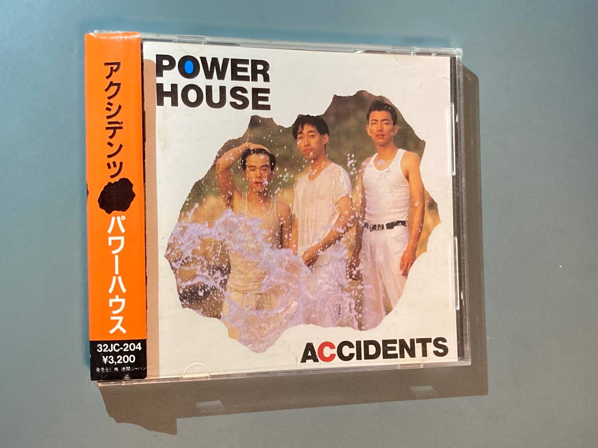 【32JC-204★シール帯CD】アクシデンツ ACCIDENTS ★ パワーハウス　86年　3,200円盤_画像1