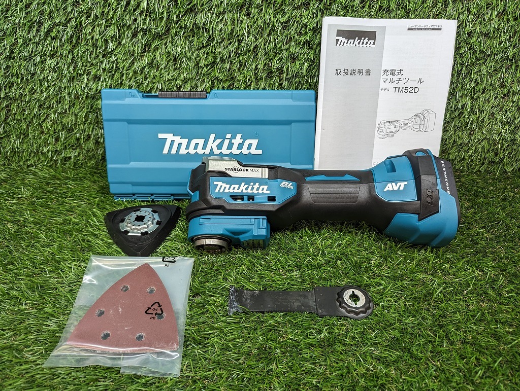 中古美品 makita マキタ 18V 充電式マルチツール TM52DZ 本体のみ(電動