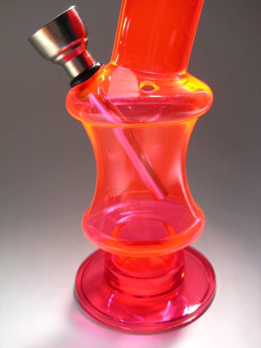 ●SALE●アクリルボング水パイプ【コンパクト/赤】WATER PIPE喫煙具WEEDちびボングTHCカンナビスカップBURST HIGH TIMES420BONG通販CBD&CBG_画像4