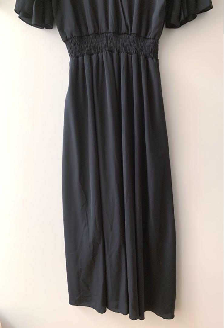 DAY CLOSET black long One-piece 