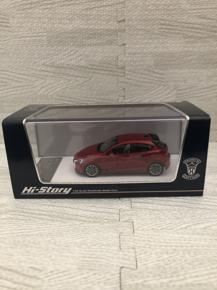 1/43 ハイストーリー マツダ MAZDA デミオ DEMIO マツダスピード仕様 ミニカー カラーサンプル ソウルレッド