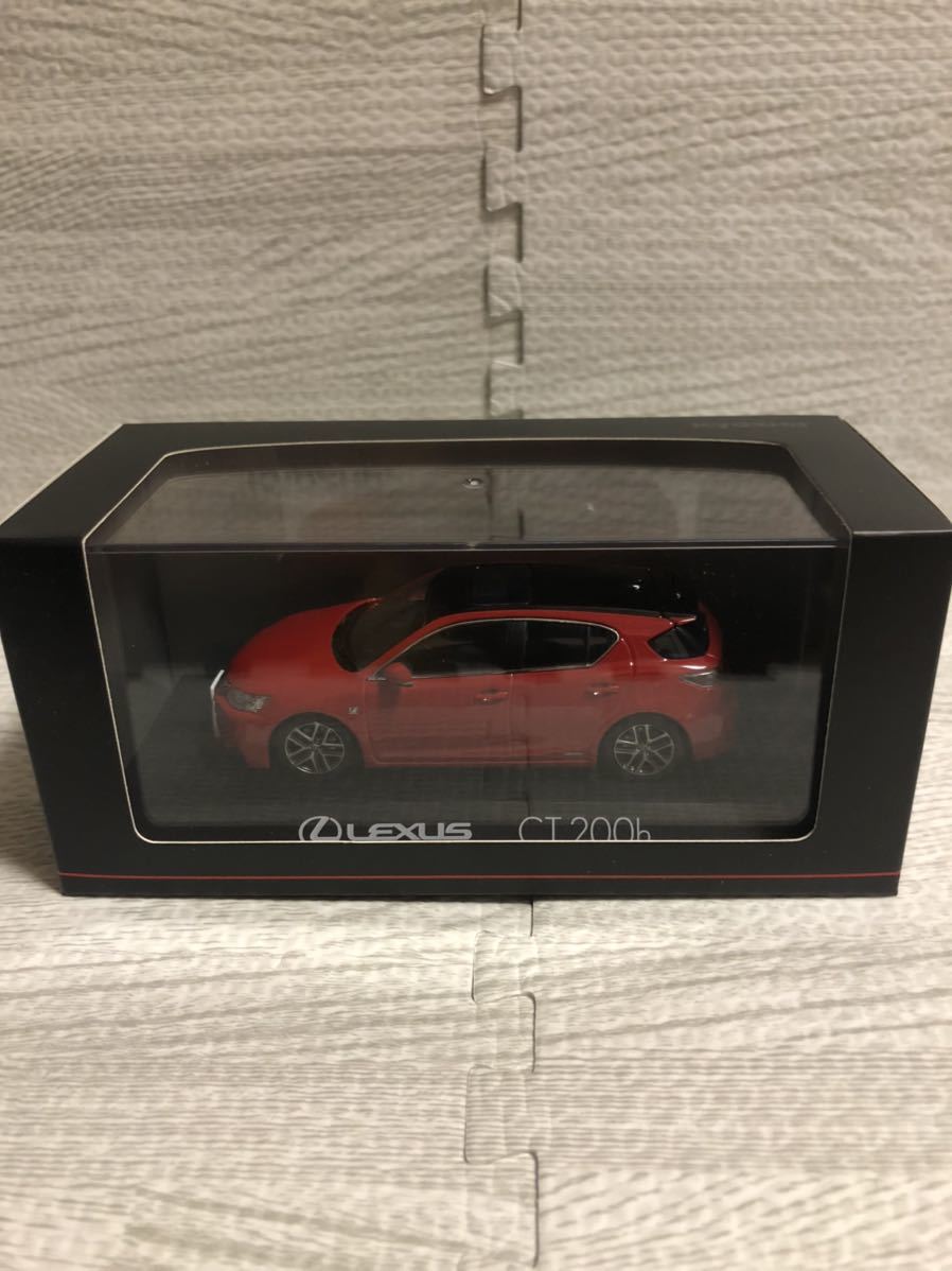 1/43 レクサス LEXUS CT200h F SPORT 非売品 ミニカー マスターレッドxブラック