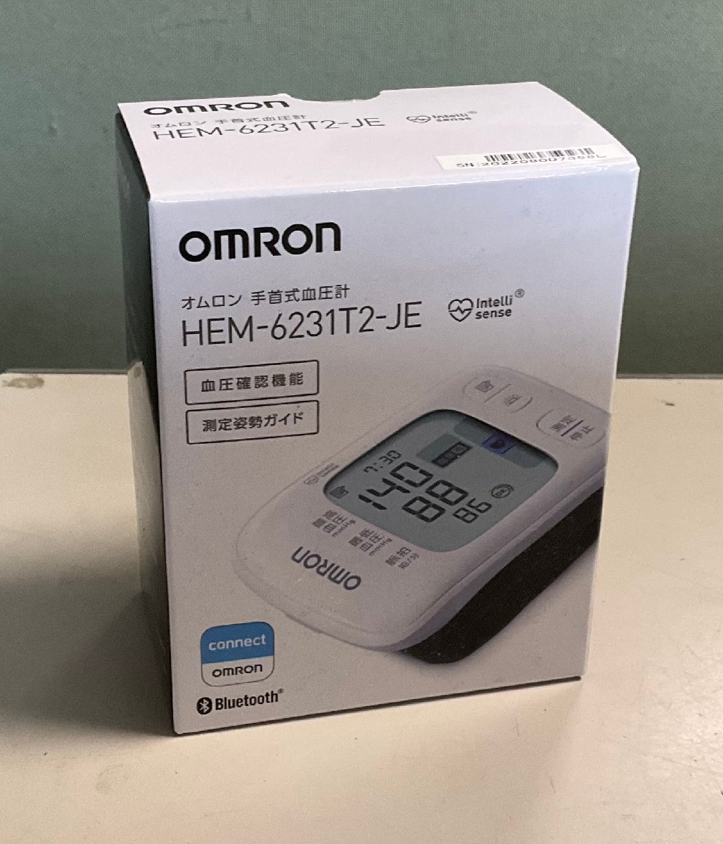RKGKE】1円~オムロン/手首式血圧計/HEM-6231T2-JE/新品-日本代購代