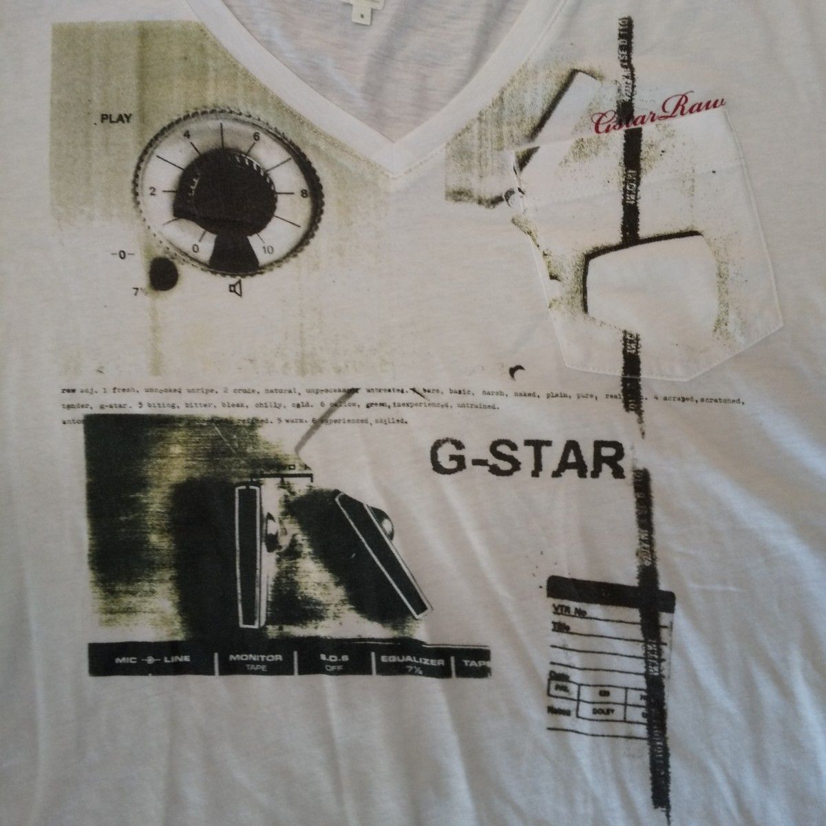 G-STAR RAW【S】プリント Tシャツ