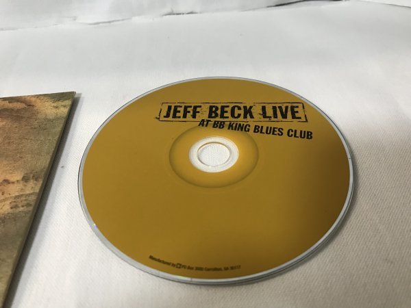 E843 JEFF BECK LIVE B.B.KING BLUES CLUB & GRILL NEW YORK бумага жакет WEB ограничение 