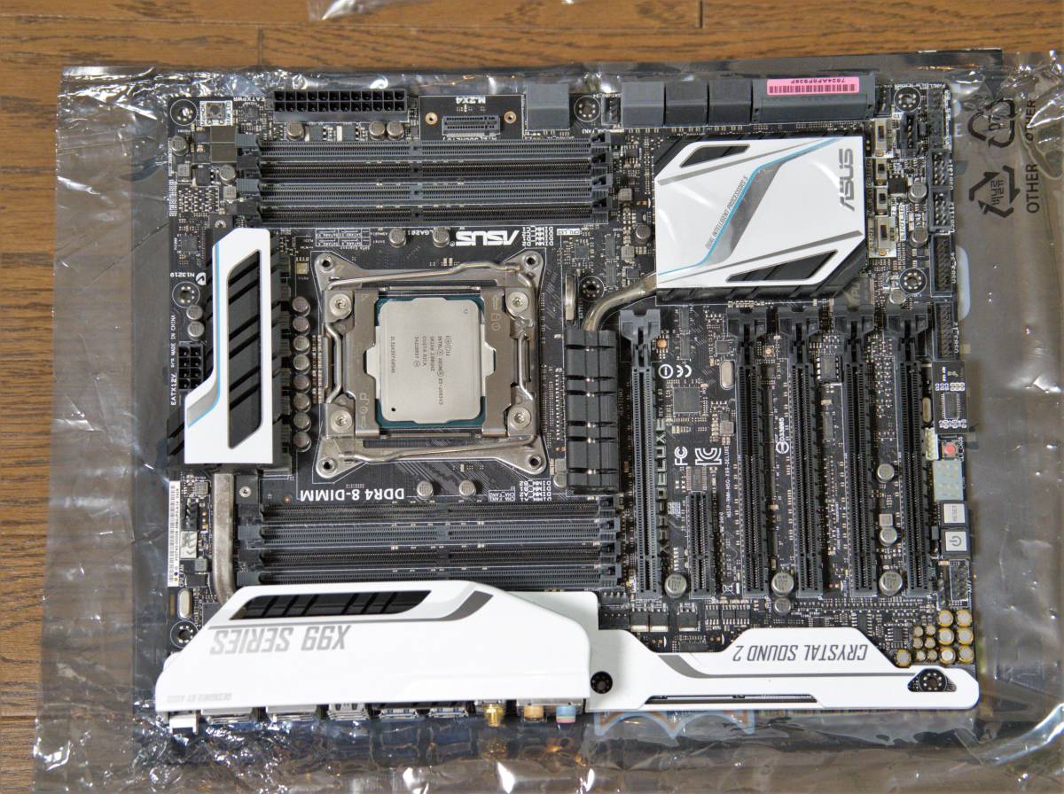 お試し価格！】 ASUS X99 Deluxe マザーボード CPU付 Intel Xeon E5