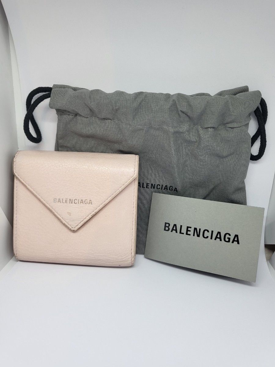 バレンシアガ BALENCIAGA 二つ折り財布 ペーパーミニウォレット｜Yahoo