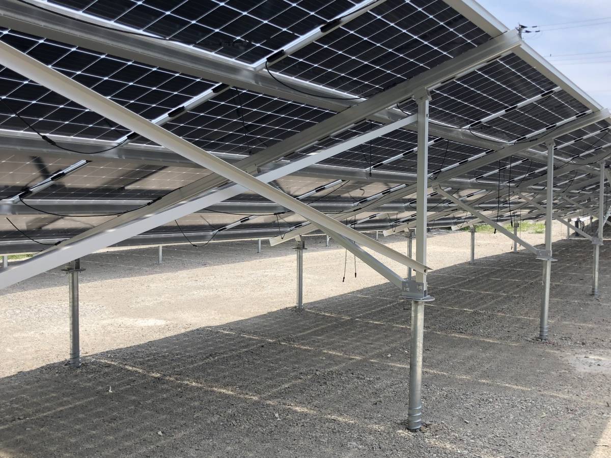  height interest, sun light departure electro- place, part material sale, both sides departure electro- panel . super . loading 103.6Kw in Lee solar N type single crystal PANDA Bifacial YL320CG2530F-1