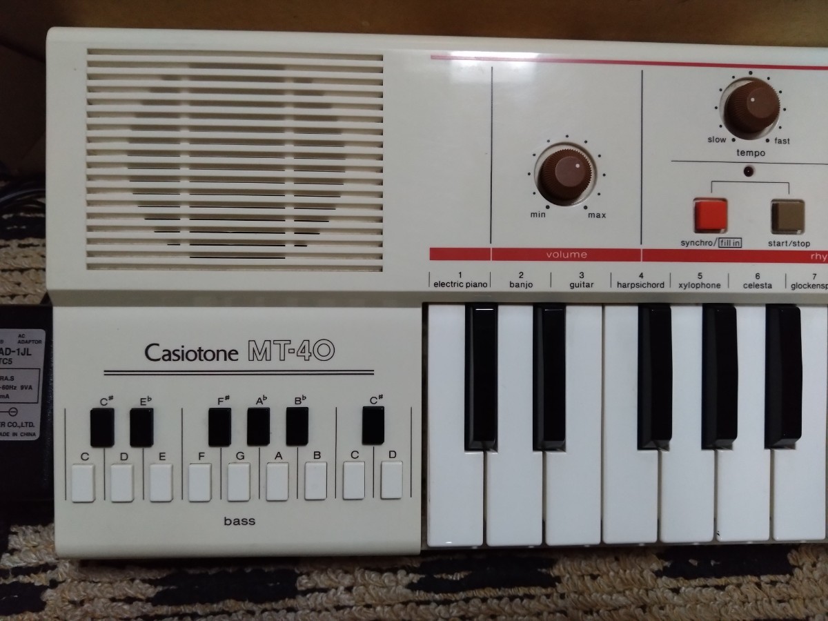 名機】CASIO CASIOTONE MT-40 カシオ キーボード シンセサイザー 名機】CASIO CASIOTONE MT-40 カシオ キーボード シンセサイザー