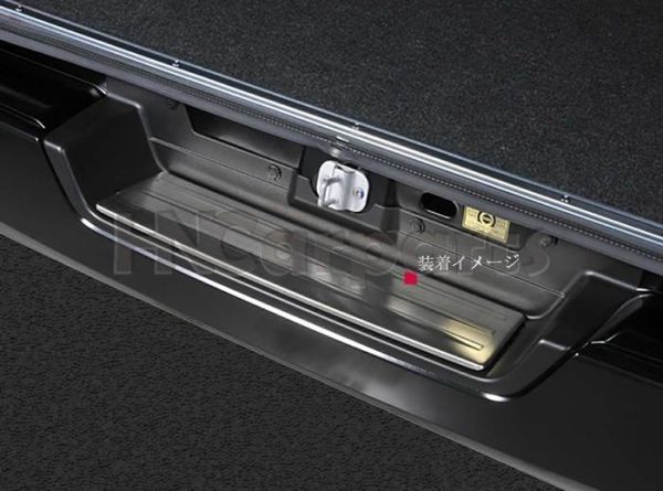 NV350 キャラバン リア バンパー プロテクター ブラックヘアライン  E26 日産 リア バンパー ステップ ガードの画像6
