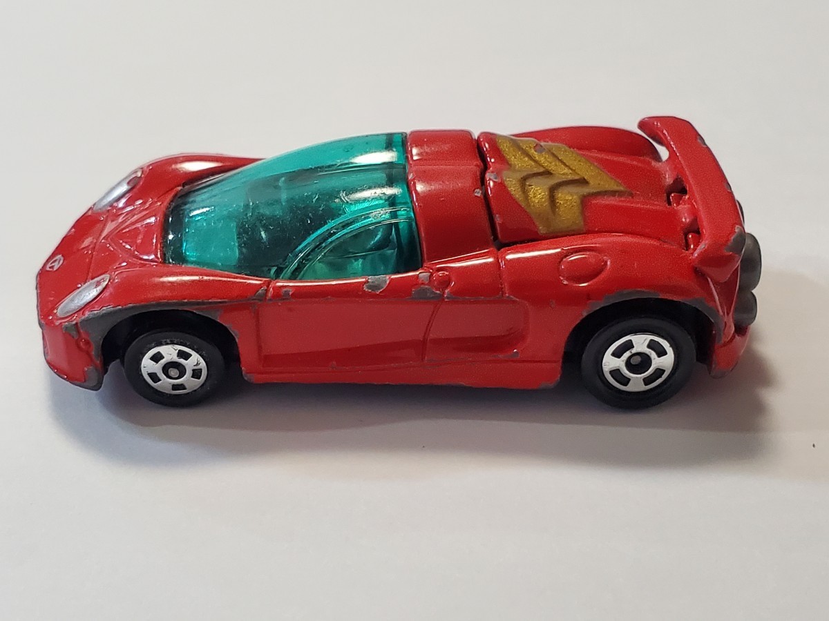 ★トミカ タカラトミー ミニカー TOMICA TDM ハヤテ 非売品 赤 トミカ博 同梱可 中古①★_画像2