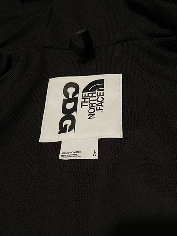 未使用 正規品 CDG ノースフェイス NORTH FACE ハイドレナラインジャケット L 黒 ブラック ナイロンパーカー マウンテン コムデ ギャルソン_画像8