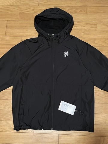 未使用 正規品 CDG ノースフェイス NORTH FACE ハイドレナラインジャケット L 黒 ブラック ナイロンパーカー マウンテン コムデ ギャルソン_画像3