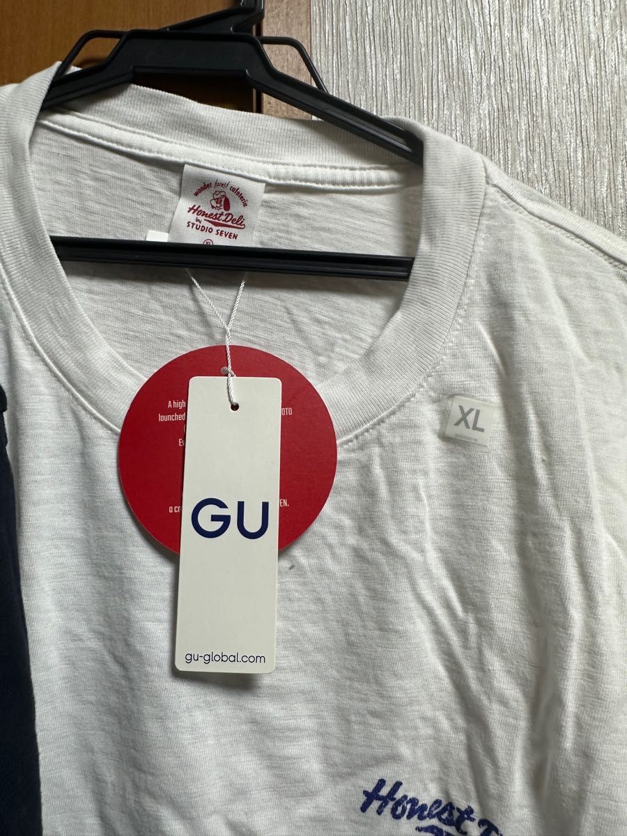 gu × studio seven Tシャツ 2枚セット HONEST DELI XLサイズ gu × studio seven Tシャツ 2枚セット HONEST DELI XLサイズ