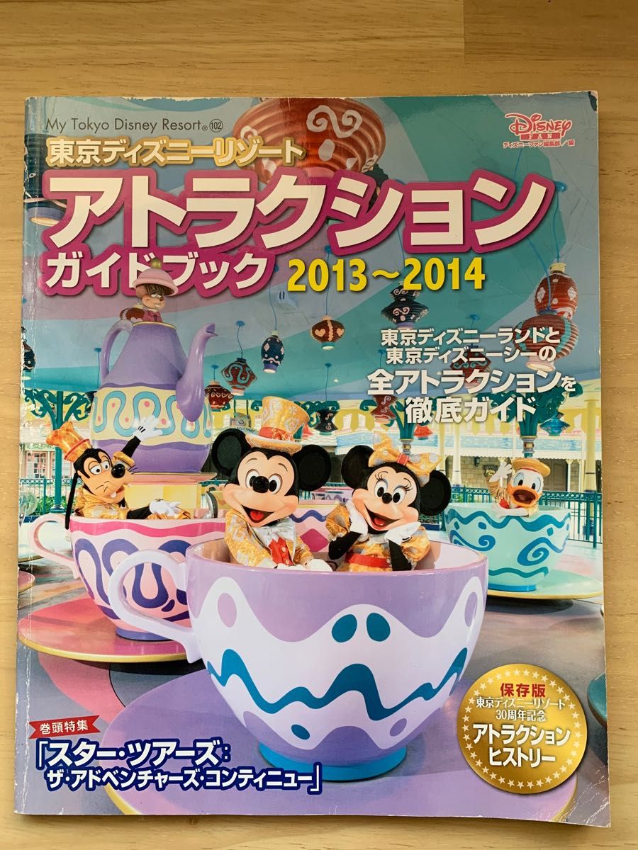 東京ディズニーリゾート　アトラクションガイドブック　ディズニーランド　ディズニーシー