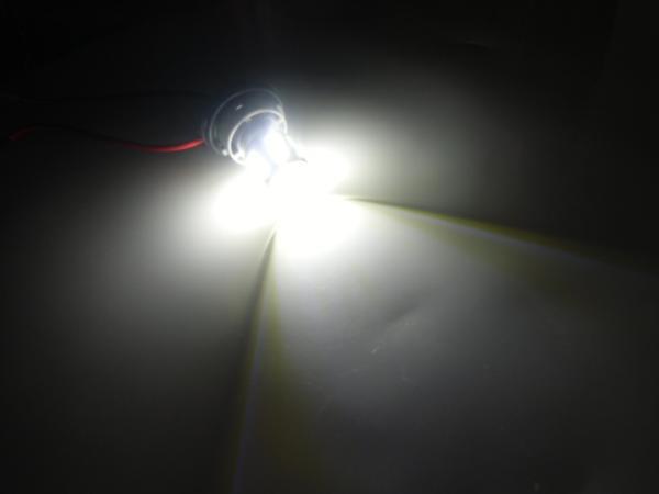 24V 12V BAY15D S25 プロジェクター搭載 16連 白色 ホワイト SMD-LED ダブル球 2個セット ブレーキ・テールランプ　メール便送料無料/2_画像2