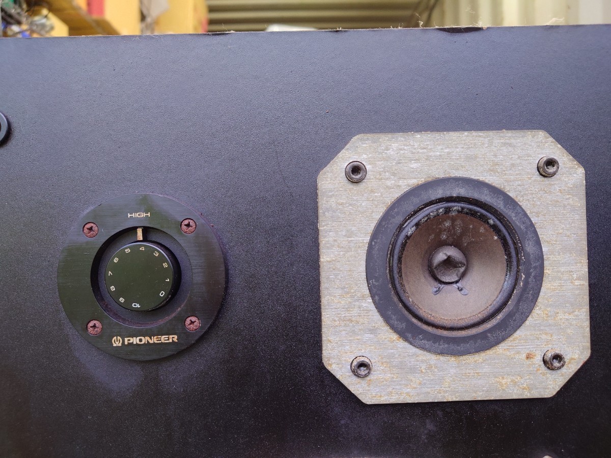 【 Pioneer パイオニア】　cs-fs990 スピーカー　2台　音出し確認済み　現状扱い_画像3