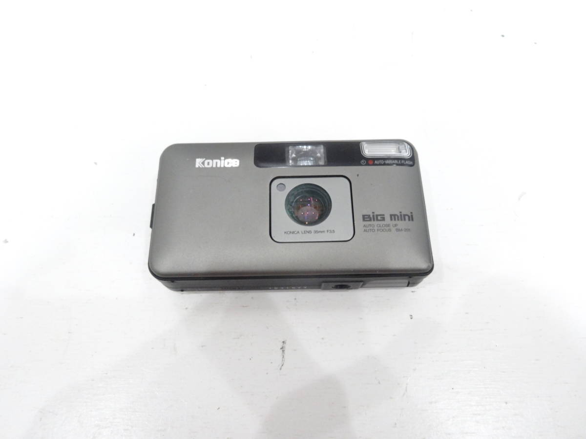 KONICA コニカ BIG MINI ビッグミニ BM-201 コンパクトフィルムカメラ 通電確認のみ 現状品 A1651_画像1