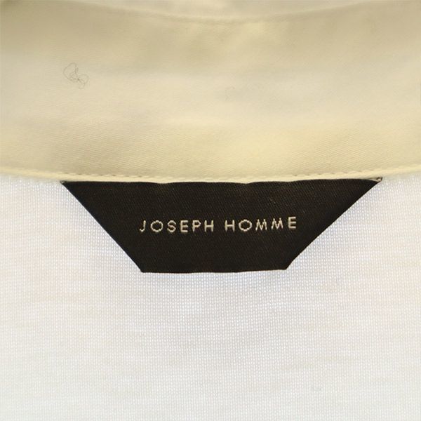 ジョゼフオム 日本製 半袖 シャツ 46 ホワイト JOSEPH HOMME スキッパーカラー メンズ 230830_画像7