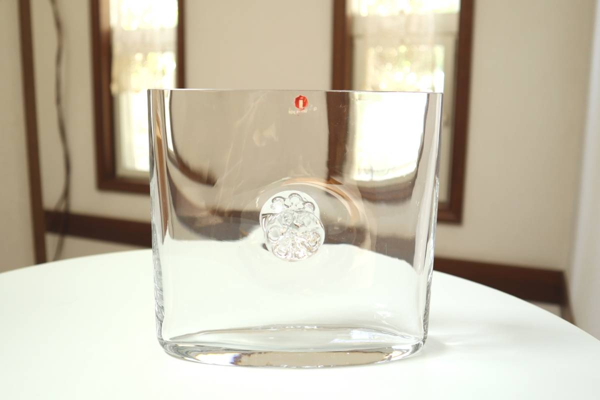 ヴィンテージ★Vase 3308 オーバルガラスベース★Tapio Wirkkala タピオ ヴィルカラ★Iittala イッタラ