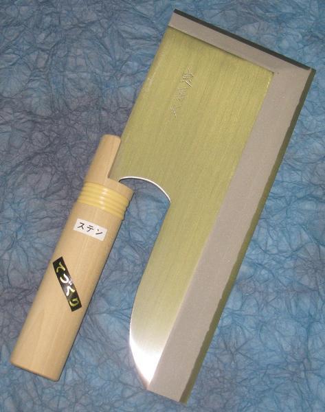 【NEW限定品】 越前打刃物 宝馬銘 ステンそば包丁 240mm カブセ柄 AUS8鋼 麺切り包丁 【NEW限定品】 越前打刃物 宝馬銘 ステンそば包丁 240mm カブセ柄 AUS8鋼 麺切り包丁