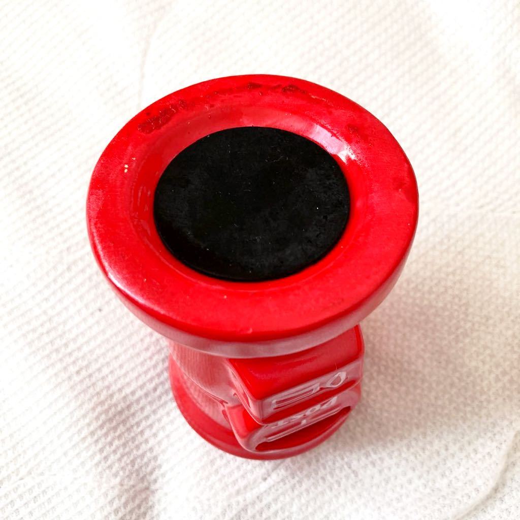 g56) mail post savings box ceramics red round post jpy tube jpy pillar post Pillar Box retro 