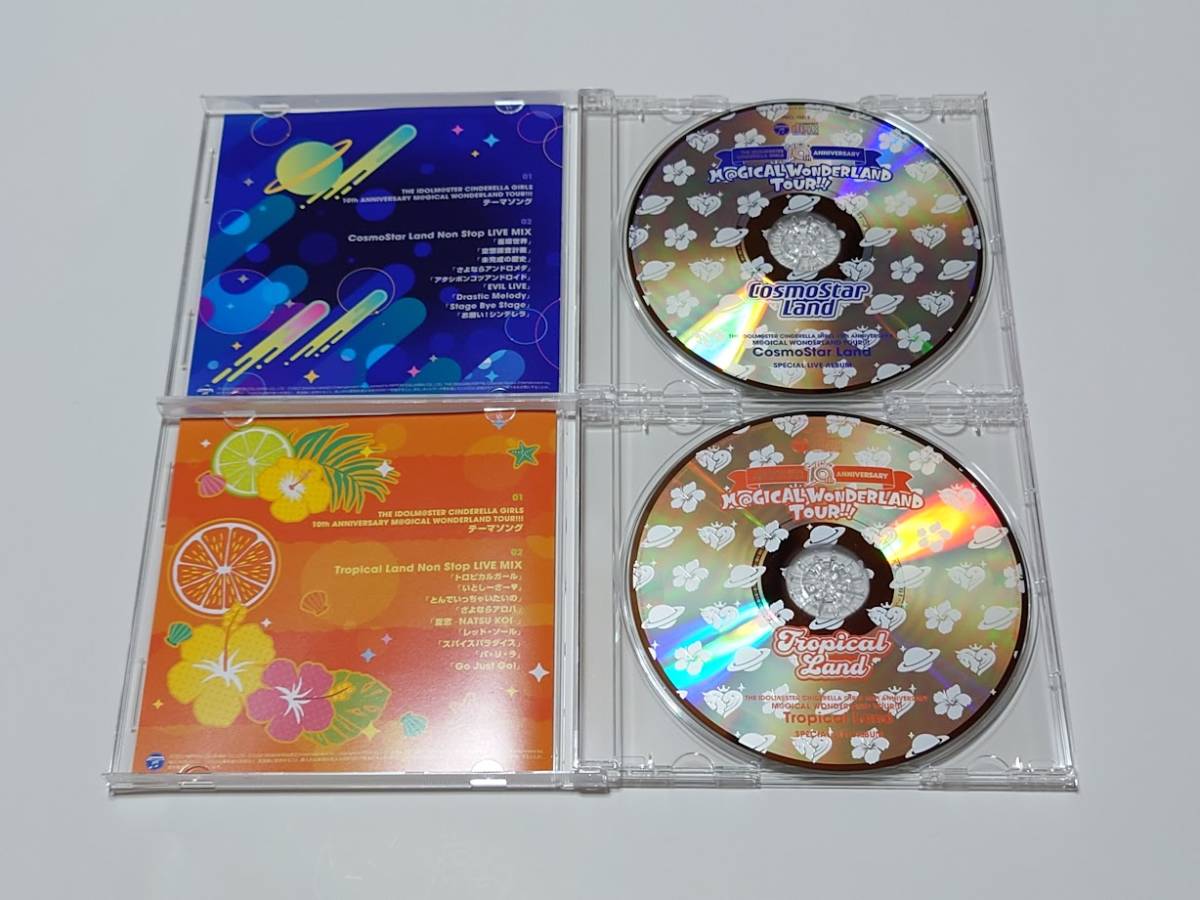 THE IDOLM@STER CINDERELLA GIRLS 10th ANNIVERSARY M@GICAL WONDERLAND TOUR!!! CosmoStar Land & Tropical Land SPECIAL LIVE CD_画像2