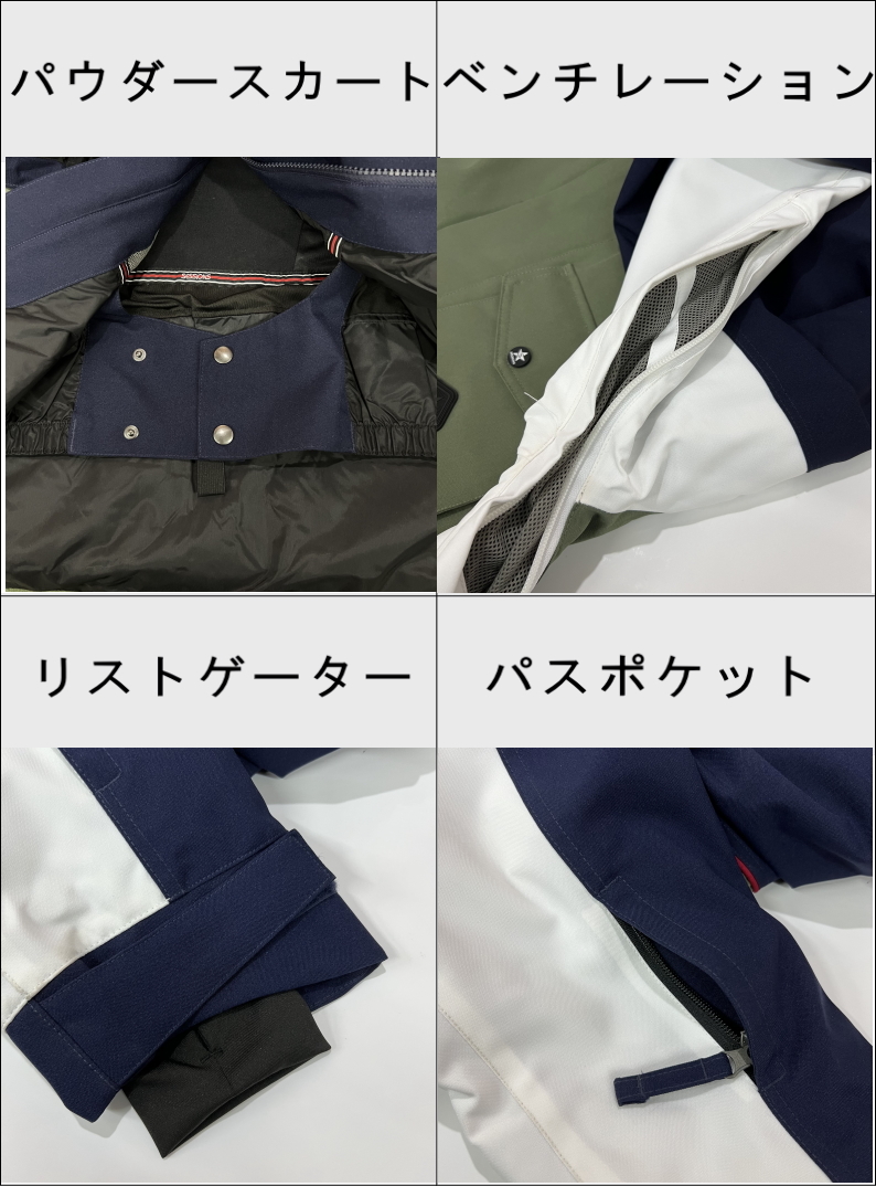 【OUTLET】 SESSIONS RANSACK SHELL JKT カラー:NAVY Lサイズ メンズ スノーボード スキー ウェア ジャケット JACKET アウトレット_画像4