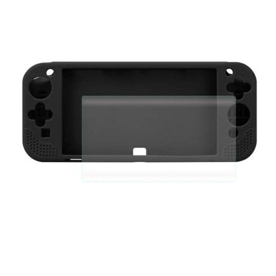 新品未開封　強化ガラスフィルム付き Nintendo Switch　シリコンカバー　