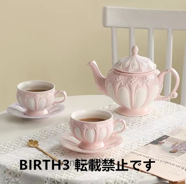  очень красивый товар * teapot чайная чашка блюдце ro здесь способ европейская посуда чайная посуда 2 покупатель комплект ложка имеется интерьер подарок розовый 