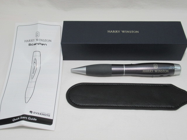 HARRY　WINSTON　EVERNOTE　Scanpen　ハリーウィンストン　エバーノート　スキャンペン　ツイスト式　未使用品　通電確認のみ　希少品_画像1