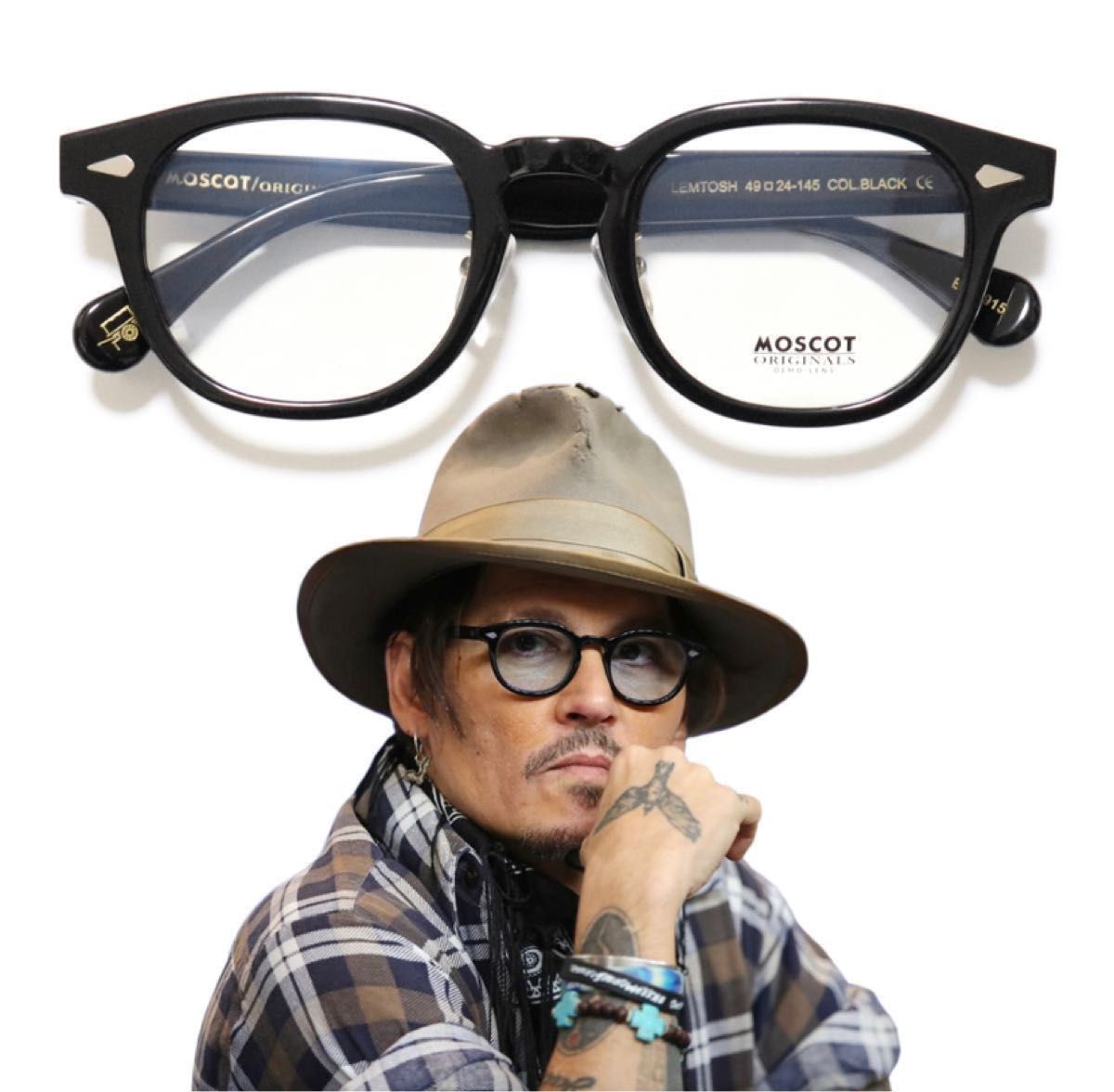 新品未使用 MOSCOT モスコット レムトッシュ セルフレーム 新品未使用 MOSCOT モスコット レムトッシュ セルフレーム