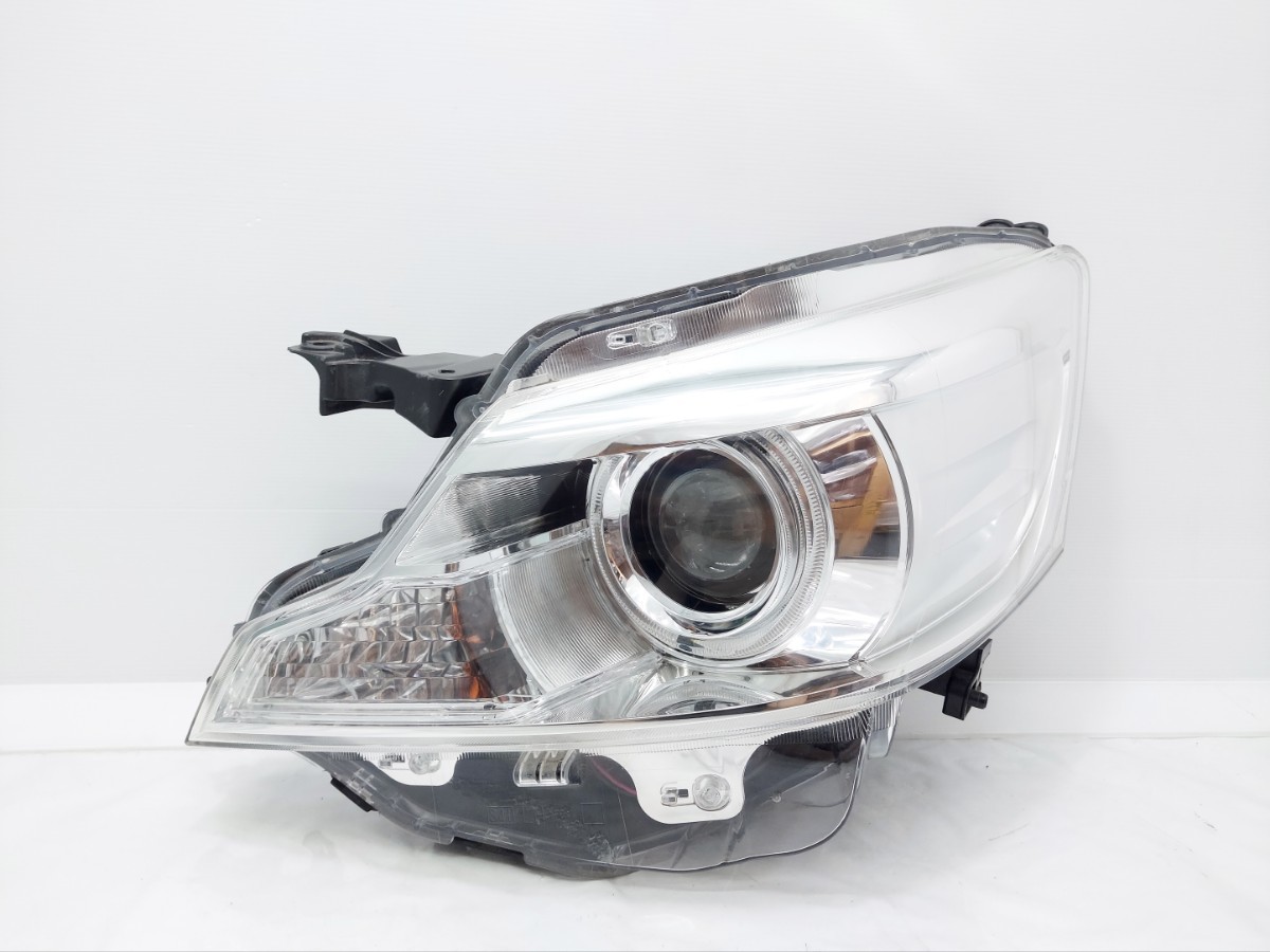 バルブバラスト付 MK32S スペーシアカスタム 左 ヘッドライト 助手席側 HID LED 点灯確認済 ICHIKOH 1872 35100-81M60 レンズ ランプ SV_画像1