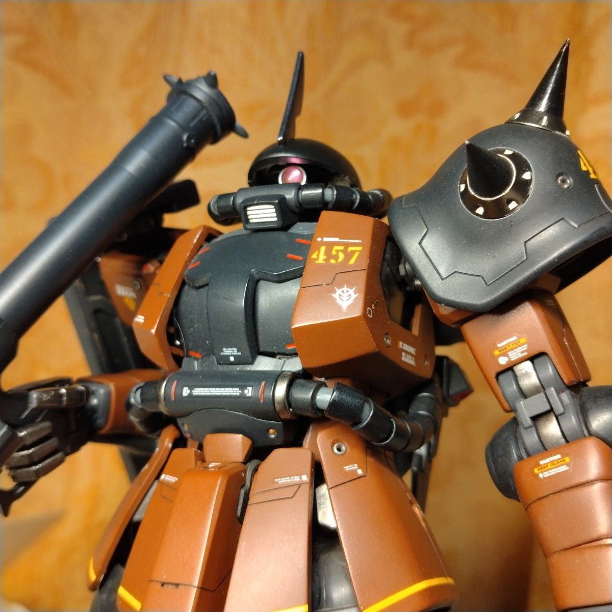 mg ギャビー・ハザード専用 ザク 高機動型 ガンプラ完成品ザク 完成品