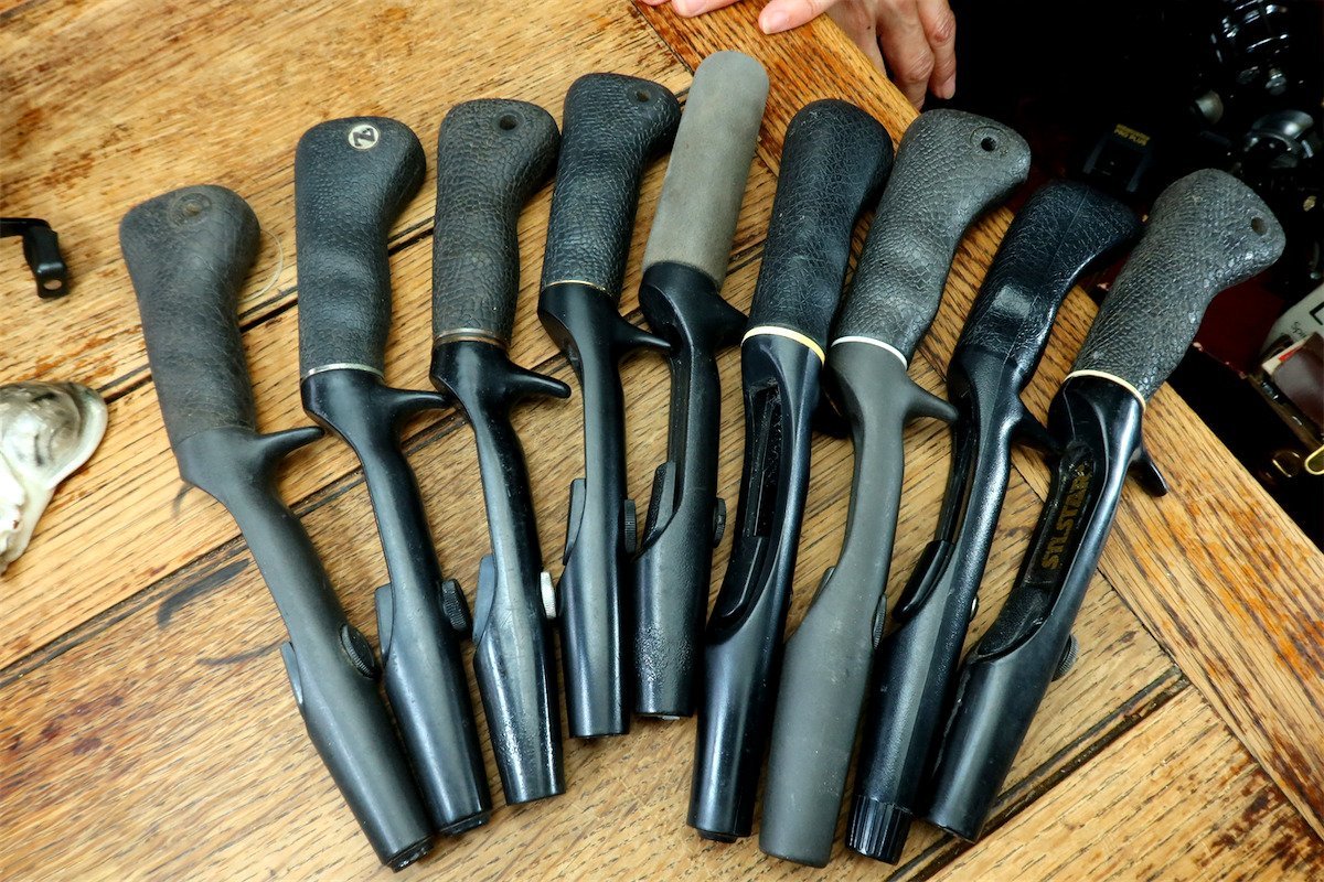 FUJI 富士タイプ オールド ガングリップセット 検) FENWICK SHIMANO