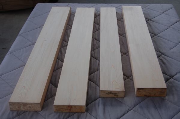 木曽桧 ヒノキ（天然材） 4本で9200円 角材 材木 木材 新品_画像10