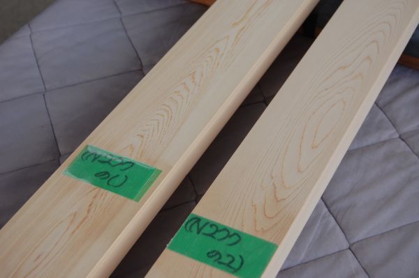 木曽桧（天然材） ヒノキ 2本で13200円 角材 材木 木材 新品_画像3