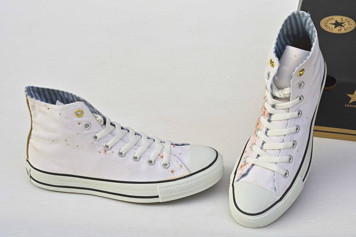 難あり CONVERSE IC124 ALL STAR コンバース・　オールスター ハイカット　 CHUCK TAYLOR 8.0　 白　新品　_画像2