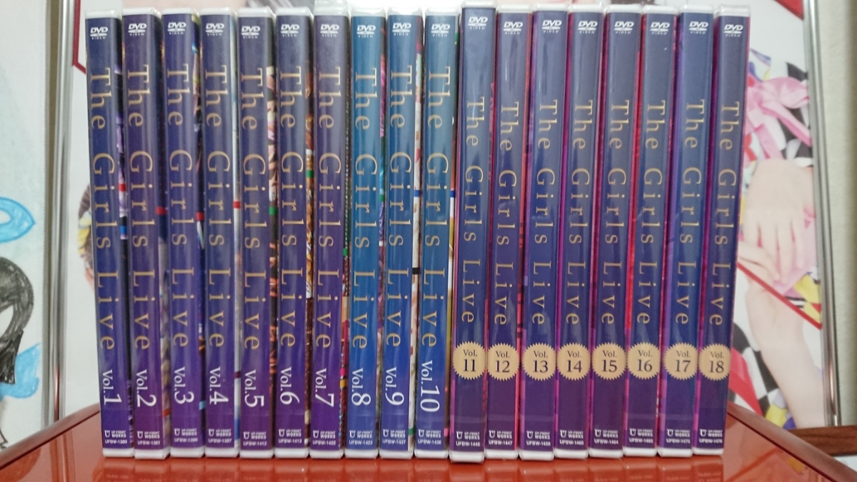 DVD 「The Girls Live Vol.1～18」 18本セット 新品、混在