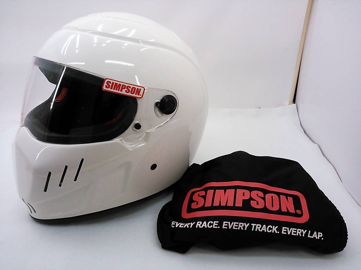 外観良品 国内正規品 SIMPSON シンプソン RX10 ホワイト 58cm 外観良品 国内正規品 SIMPSON シンプソン RX10 ホワイト 58cm